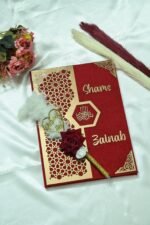 Star Design Nikah Nama Red